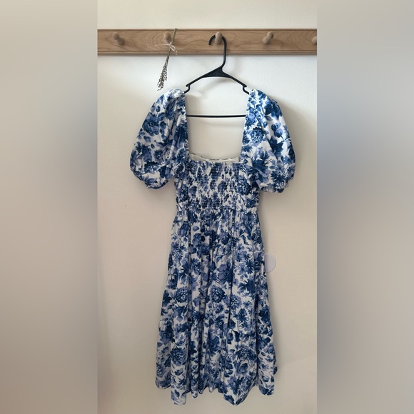 Abercrombie & Fitch Blue Floral Dress - Picture 2 of 3